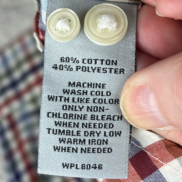 SUN RIVER Plaid Shirt Button Down Large Unisex - Picture 4 of 11